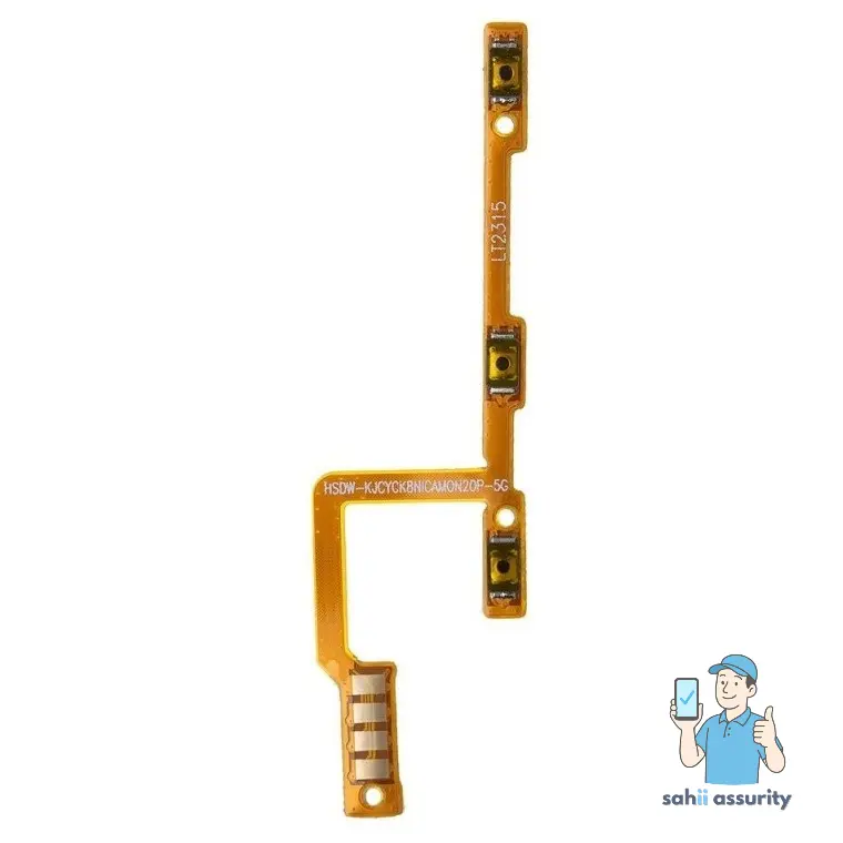 Volume Button Flex Cable for Tecno Camon 20 Pro 5G thumbnail